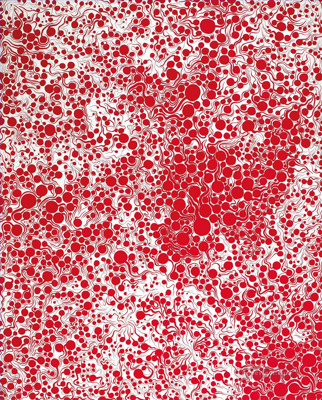 Beyond the end of the Century Yayoi Kusama Japanese Oil Paintings